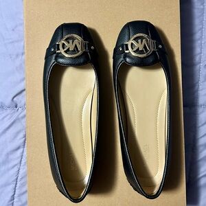 Michael Kors Black Leather Flats